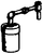 Precision Scale Co PSC 30924 Air Strainer (Unpainted Brass Casting) Large HO Scale