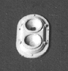 Detail Associates 1007 Headlights - Diesels (Plastic) Mars Oscilliating Dual Beam Round, Recessed Mount pkg(2) Ho Scale