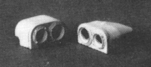 Detail Associates 1016 Headlights Light Housings for SP Baldwins pkg(2) Ho Scale