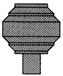 Detail Associates 2102 Spark Arrestors Round pkg(2) Ho Scale