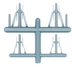 A-Line 29200 Windshield Wipers Long & Short  HO Scale 