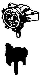 Cal Scale 230 Steam Loco Headlight (Brass Castings) Twin Sunbeam (Sealed Beam - Later Style) Ho Scale