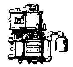 Cal Scale 240 Steam Loco Air Compressor (Brass Casting) Westinghouse Cross Compound Ho Scale