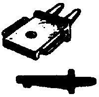 Cal Scale 246 Steam Loco Headlight Mounting Bracket (Brass Casting) High Mounting w/Grab Irons Ho Scale