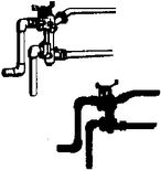 Cal Scale 264 Steam Loco Injectors (Brass Castings) Sellers Type S - Nonlifting Type Ho Scale