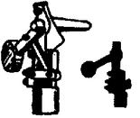 Cal Scale 269 Steam Loco Damper Control (Brass Casting) Ho Scale