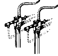 Cal Scale 288 Steam Loco Injectors (Brass Castings) Large, Lifting Style Ho Scale