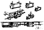 Cal Scale 300 Brake Set Westinghouse "UC" Air System for all Standard Steel Passenger Cars Ho Scale