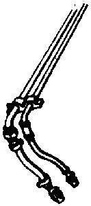 Cal Scale 320 Bracketed Air & Signal Lines (Brass Castings) Ho Scale