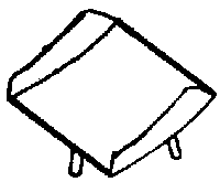 Cal Scale 378 Whistle Shield for Steam Loco (Brass Casting) Ho Scale