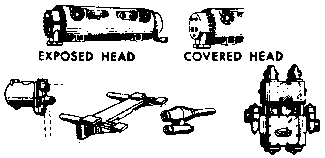 Cal Scale 2003 Steam Loco Feedwater Heater (Brass Casting) Elesco w/Exposed or Covered Head (8-Piece Set - Use #343 for Piping) Ho Scale