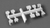 Detail Associates 1507 MU Receptacles With Blank Covers - 3 Types pkg(2) HO Scale 