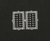 Plano Model 14659 Paper Air Filter Lift Lugs (Etched Stainless) For GP/SD38, GP/SD38-2 pkg(24) Ho Scale