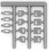 Hi-Tech Details #6033 GE Liftlugs - Pilotbeam Mount HO Scale