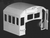 Hi-Tech Details #5001 GE 4 Window Cab Cab Pre 1972 HO Scale