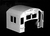 Hi-Tech Details 5003 GE Thinwall  Window Cab Post 1972 HO Scale
