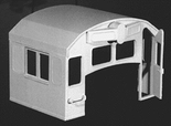 Hi-Tech Details 5005 GE Thinwall 4 Window Cab Post 1972 Small Windows Plated Over HO Scale