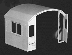 Hi-Tech Details 5008 GE Thinwall 4 Window Cab High Hood with Small Windows Plated Over HO Scale