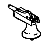 Details West 176 Bells pkg(2) Hood-Side Mount HO Scale