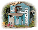 Bar Mills 732 HO Scale Miracle Chair Co. Laser Cut Structure Kit