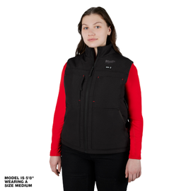 Milwaukee 334B-20L - Women's Large M12 Cordless Heated Vest Black - Vest Only