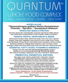 Our new flagship Whole Food Complex contains virtually all the important nutrient groups for achieving and maintaining optimal health and wellbeing. Suitable for children, adults including pedigree cats & dogs. Add to filtered water, milk shake or sprinkle on your breakfast cereal, yogurt or any other prepared meal. Your body will thank you for being so thoughtful!
Note: Always check with your health care provider before changing your diet.