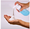 Our travel size mini soap foamer can be held in one hand. This image is an example - designs will vary slightly depending on availability. Every mini foamer is supplied complete with our exclusive foaming Organic Body Mousse. Refills available from this store.