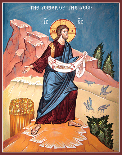 Parable of the Sower of the Seed, large icon - Ancient Faith Store