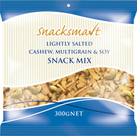 1 x 300g Snacksmart Lightly Salted Cashew, Multigrain and Soy Snack Mix