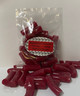 Raspberry Liquorice Chunks Bag. 1 x 220g Bag. Beautiful fresh raspberry liquorice.