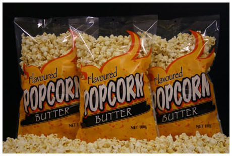 100g Pre Popped Buttered Popcorn