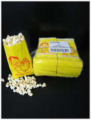 Popcorn Serving Bags 50 x yellow or White