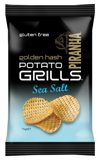 1 x 75g Piranaha Potato Grill Sea Salt
GLUTEN FREE
