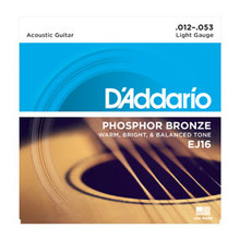 D'Addario Phosphor Bronze Acoustic String set .012-.053