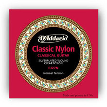 D'Addario Nylon/Silverplated Classical Guitar strings - Normal Tension