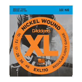 D Addario Nickel Wound Electric Guitar String Set .010 .046