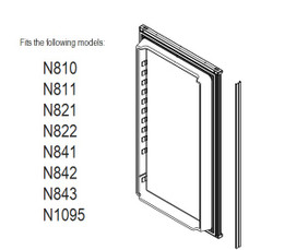 Norcold Lower Door 623942 panel door (fits N810, N811, N821, N822, N841, N842 & N1095) smooth interior