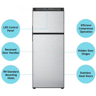 Norcold N10DCSS Refrigerator (DC only) 10 cubic ft