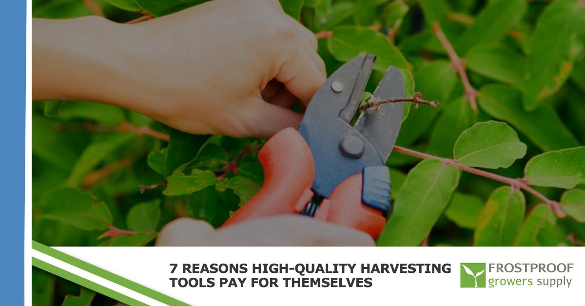 7 Reasons HighQuality Harvesting Tools Pay For Themselves Frostproof