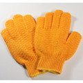 Offering excellent cut protection, these FGS String Knit Honeycomb Grip Gloves are used by farmers, pickers, and gardeners alike.