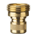 Using watering nozzles will be easier when you use these Nelson garden hose quick connectors in brass (#50335)