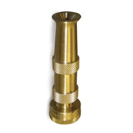 Brass is the way to go when you want something to last. You'll enjoy using this Dramm solid brass garden hose spray nozzle for years to come (#800C)