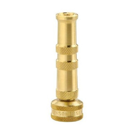 When you want a simple hose end nozzle that will last, use this solid brass garden hose spray nozzle from Gilmour!