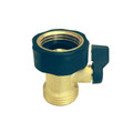 Take control of you water at any point with this Gilmour single garden hose shut-off valve,in brass (#03V)