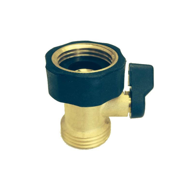 3/4 Thread Brass Garden Hose Connector with Shut-Off Valve For Gilmour 03V Great 