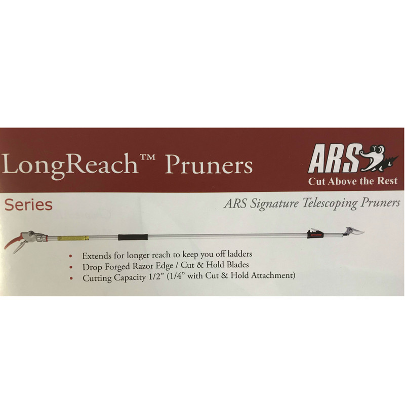 ARS 4 to 7-Foot Long Reach Telescoping Pruner #LA-160ZR203 Cut & hold series