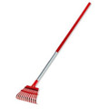 If you need more than just a garden rake, try this small 8-inch steel head shrub rake from Corona.