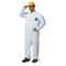 These DuPont Tyvek coverall spray suits, but make sure you're protecting your head too.