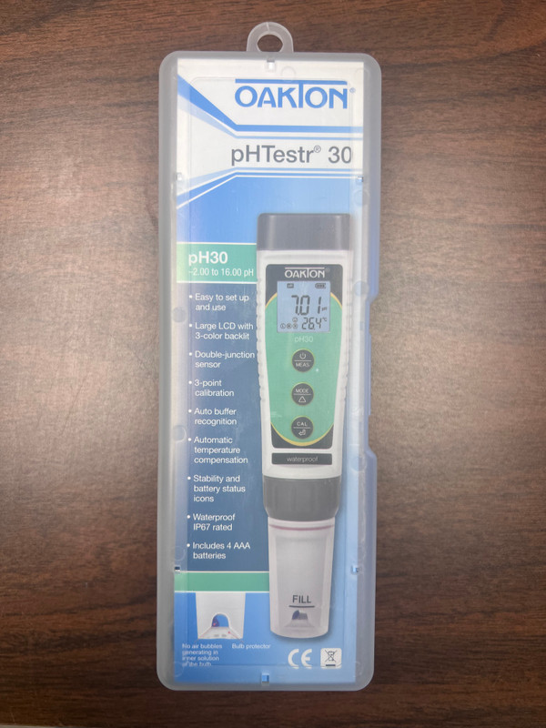 Oakton Phtestr 30 Waterproof Ph Testr 30 Pocket Tester 
