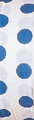 For non-verbal communication across the seasons, try this white and blue polka-dot flagging tape.
